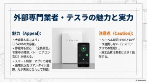テスラ Powerwall の大容量・全負荷・スマート制御などの魅力と、HEMS非連携などの注意点まとめ