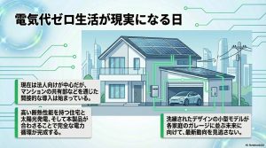 断熱住宅とパワーエックス蓄電池、太陽光発電が連携した未来の家