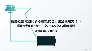 パワーエックス蓄電池徹底解剖ガイドのタイトル画像