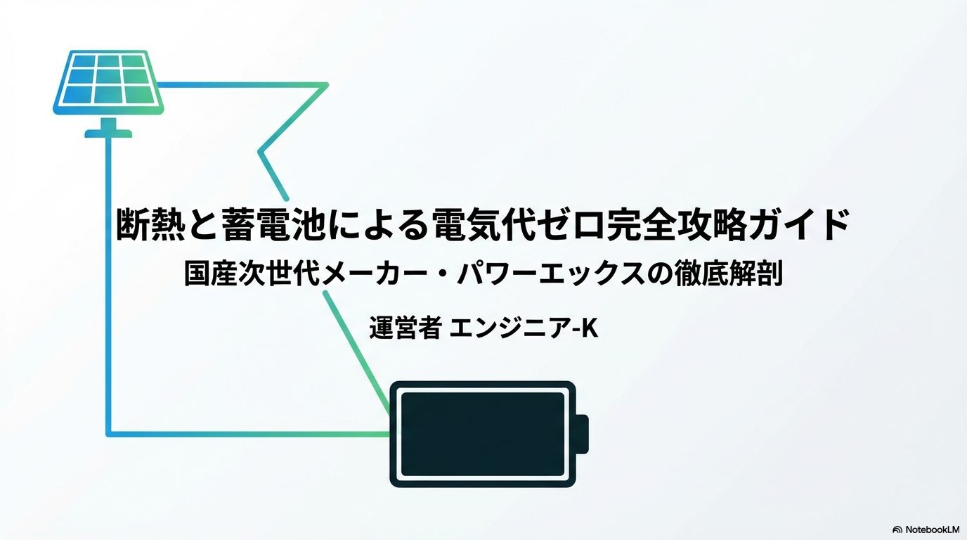 パワーエックス蓄電池徹底解剖ガイドのタイトル画像