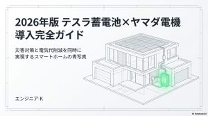 2026年版テスラ蓄電池とヤマダ電機の導入完全ガイド。スマートホームの青写真。