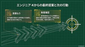 エンジニア-Kからの最終提案と導入に向けた次のアクション