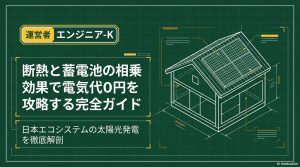 日本エコシステムの太陽光発電をエンジニアが徹底解剖する完全ガイドのアイキャッチ画像