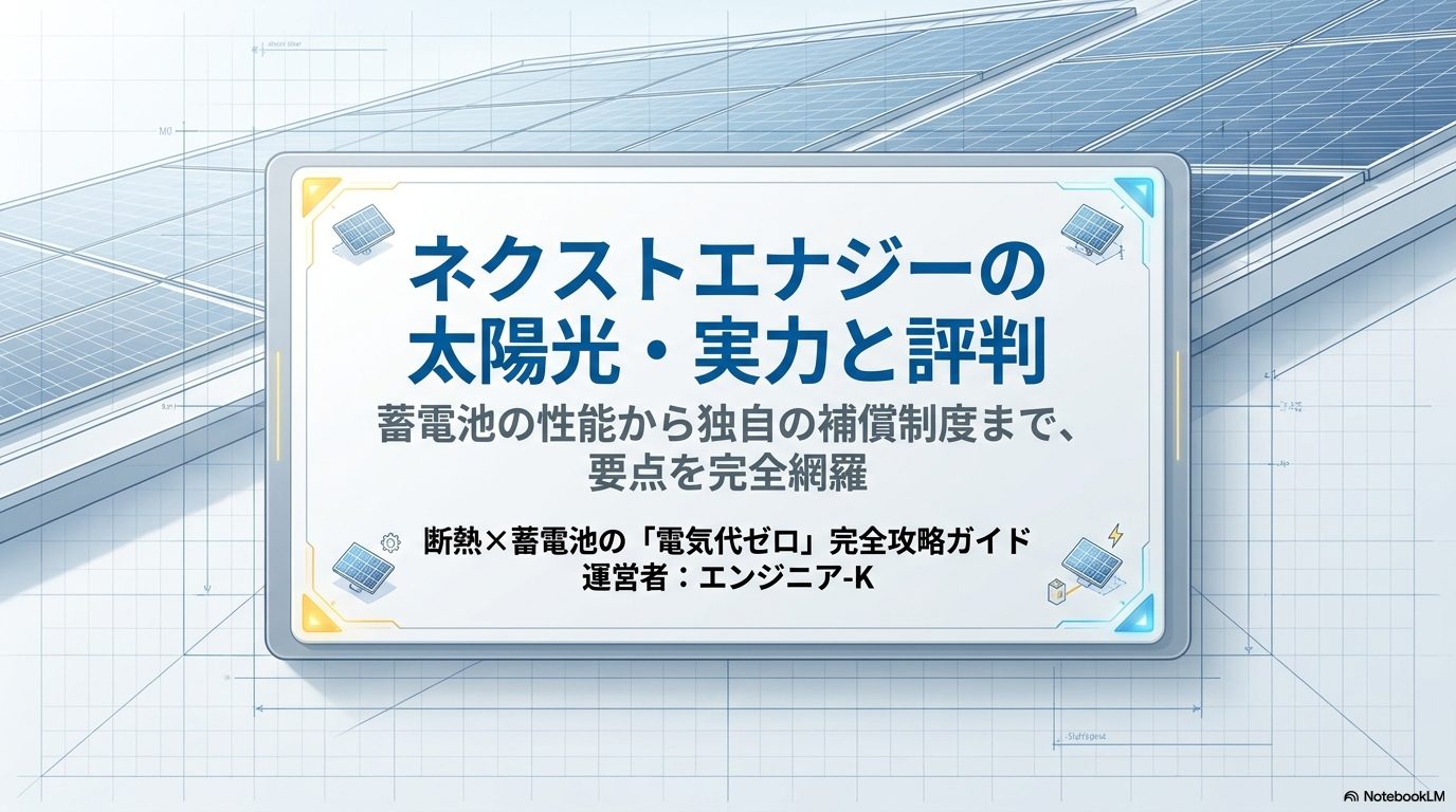 ネクストエナジー太陽光発電の実力と評判を網羅解説するエンジニア-Kの記事トップ画像