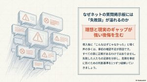太陽光発電の導入後に理想と現実のギャップで後悔する理由を解説した図解。
